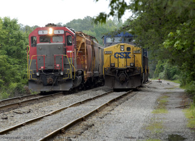 The BB local passes CSX units at Verdon just west of Doswell Va.jpg