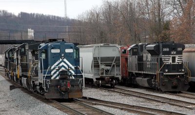 A shot of the oldest and newest at Waynesboro VA.