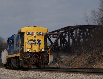 A work train  on Sand Patch