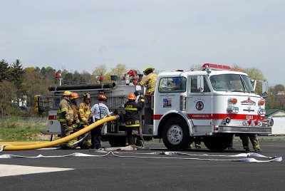 Students learn about hose loads