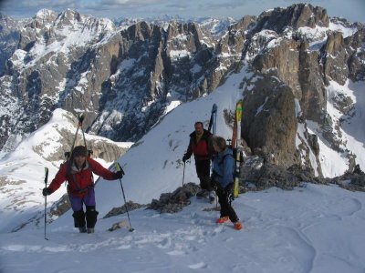Verso la cima