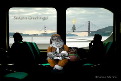 santa on ferry to sf.jpg