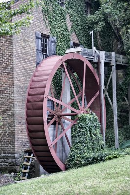 Water Wheel At Aderholdt Mill