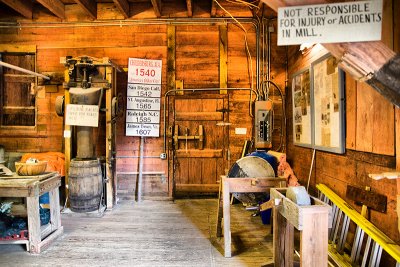 Grist Mill, Inside HDR