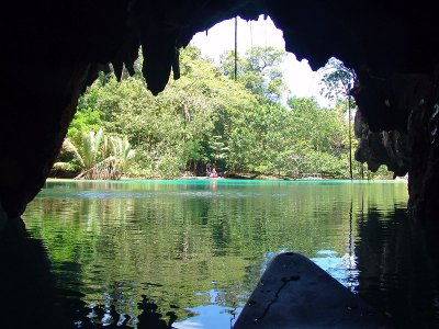 Exit from Sabang Underground River