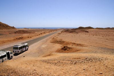 On the way to Ras Mohamed National Park