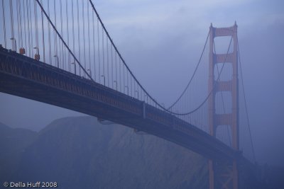Golden Gate Bridge and Blue Fog