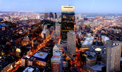 Evening Commute Panorama, Boston