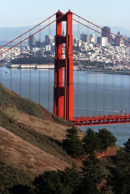 Golden Gate Bridge: Classic View, Vertical