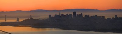 San Francisco Skyline at Dawn - Panorama
