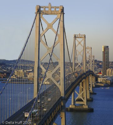 San Francisco Bay Bridge at Sunrise