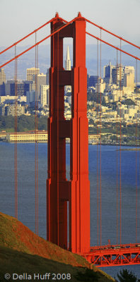 Golden Gate Bridge - Vertical Panorama