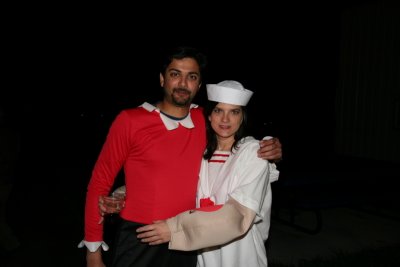 Popeye and Sweet Pea Arun and Kristine