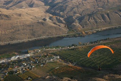 Gliding out to the river