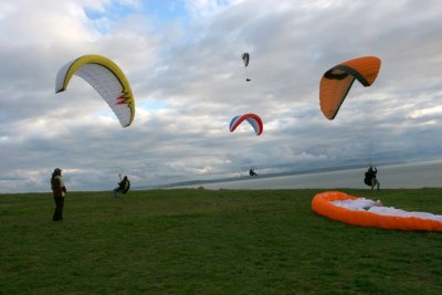 Flying at Fort Ebey