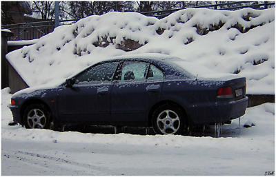Mar 5 - Icy car