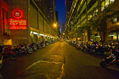 Bikes as far as the eye could see