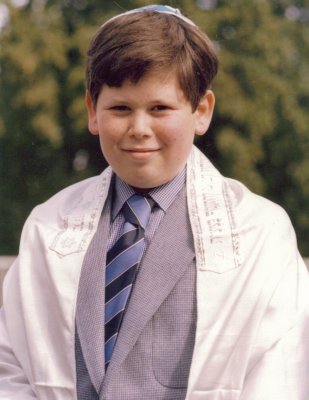 Ivor's Bar Mitzvah in 1981, and  a rememberance from his parents