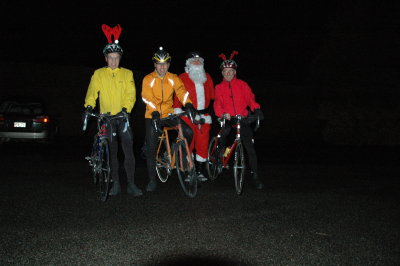 Santa starts to give his instructions.