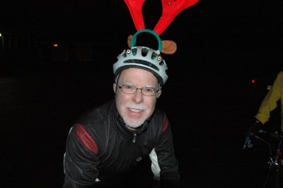 Reindeer Al looks like he is rearing to go.