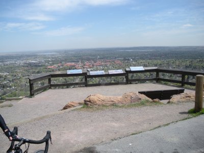 View of Boulder in the distance