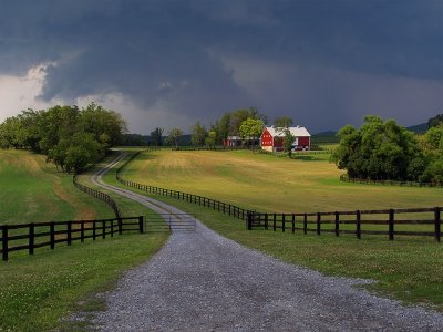 Storm Over the Farm by Drummer