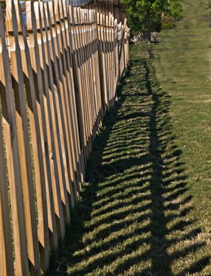 The Obligatory Fence  Shadow Image  by Waynecam