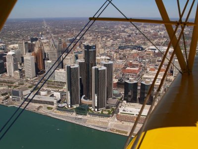 RenCen - From a 1000 Feet By  Canadian Club (CC)