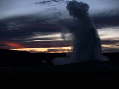 Old Faithful Sunset  Barry