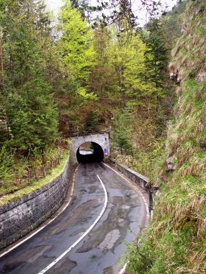The upper Pichoux tunnel