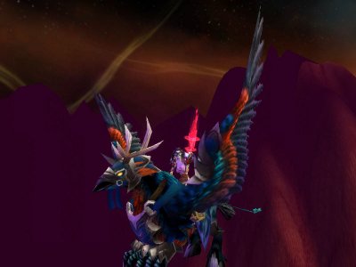 Mamali and her new flying mount