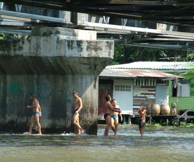Canal Swimming in Bangkok