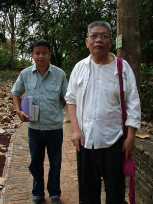 a Buddhist teacher I met and his student