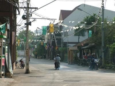 Typical backstreet of Lampang