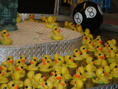 rubber duckies and 8 balls?- sure, why the hell not.