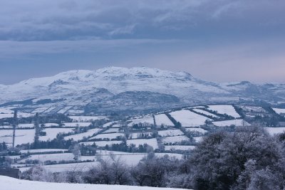 Lough Salt Mountain in Winter
