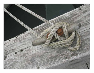Securely tied...