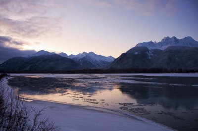 First light over Chilkat