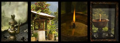 Small shrine on the hike to Tigers Nest