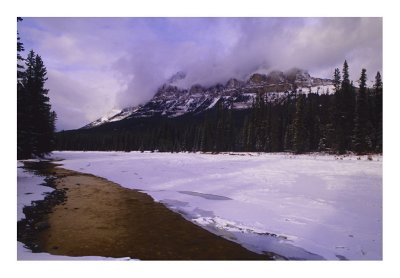 Bow River and Castle Mountain #2