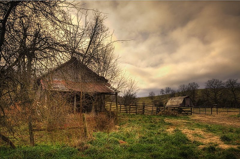 Old Shed and Barn, Osage