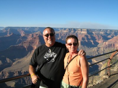On the Grand Canyon Rim trail -- the day we arrived