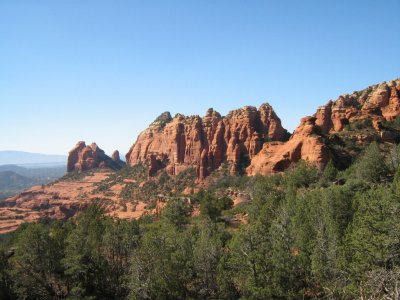 Red Rocks from Schnebley Hill Road -- a faster way back to Sedona -- this is the road the jeep tour companies use.