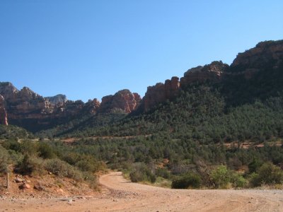 An easy part of Schnebley Hill Road -- before we got to the enormous rocks and pot holes