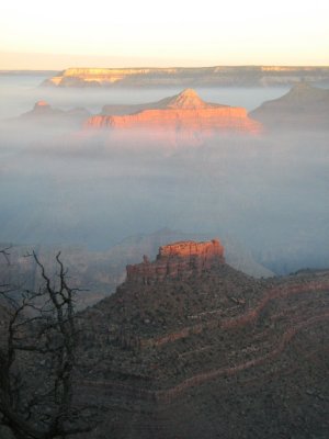 Sunrise at the Grand Canyon -- a few minutes later