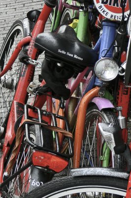 Colorful Rental Bikes