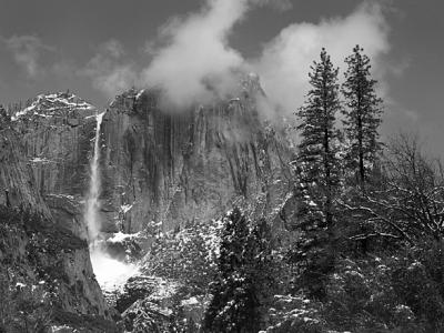 Yosemite Falls Freezing BW.jpg