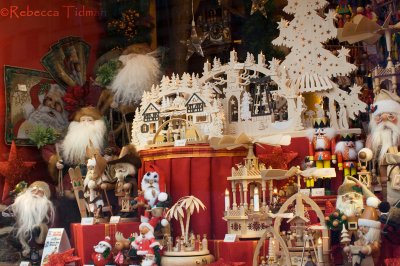 Christmas Window Display, Rothenburg, Germany