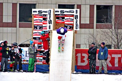        All The Skiers Are Between 12 And 14 Years Old