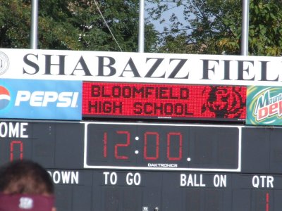 Game #6 vs. Barringer - Away @ Shabazz Stadium - Saturday -10-20-07 - Win - Blfd. 14; Barr. 0